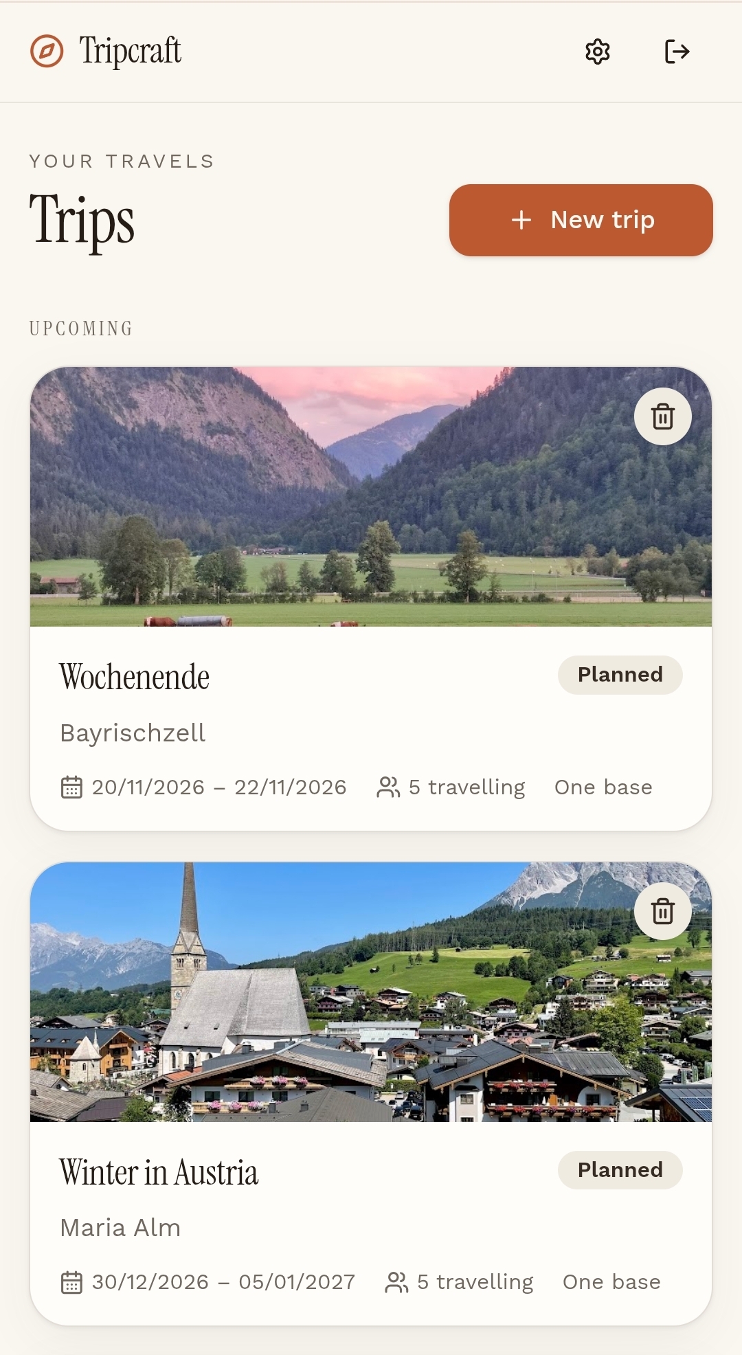 Trip Overview