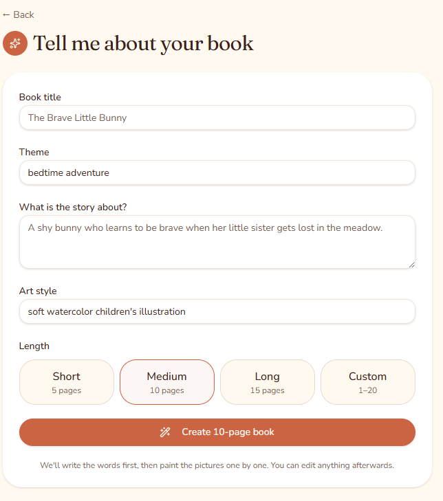 AI Book Creation Template