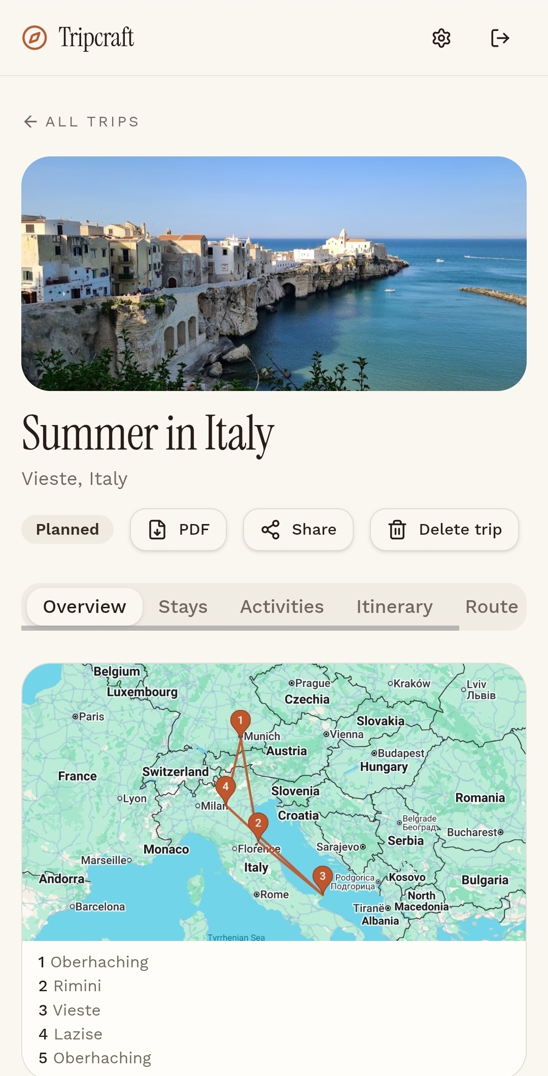 Planning your trip